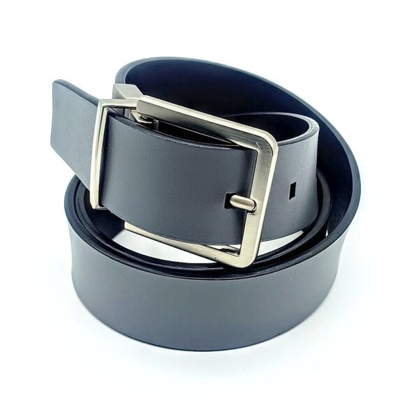 Calvin Klein Grey Leather Belt - 32 - Picture 1 of 6